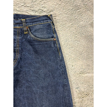 Evisu jeans vintage handpainted seagull logo selvedge white