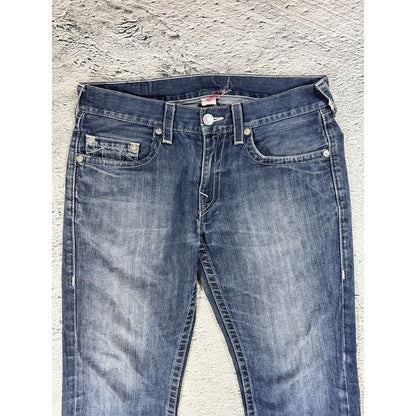 True Religion blue jeans Flag America Y2K USA Straight