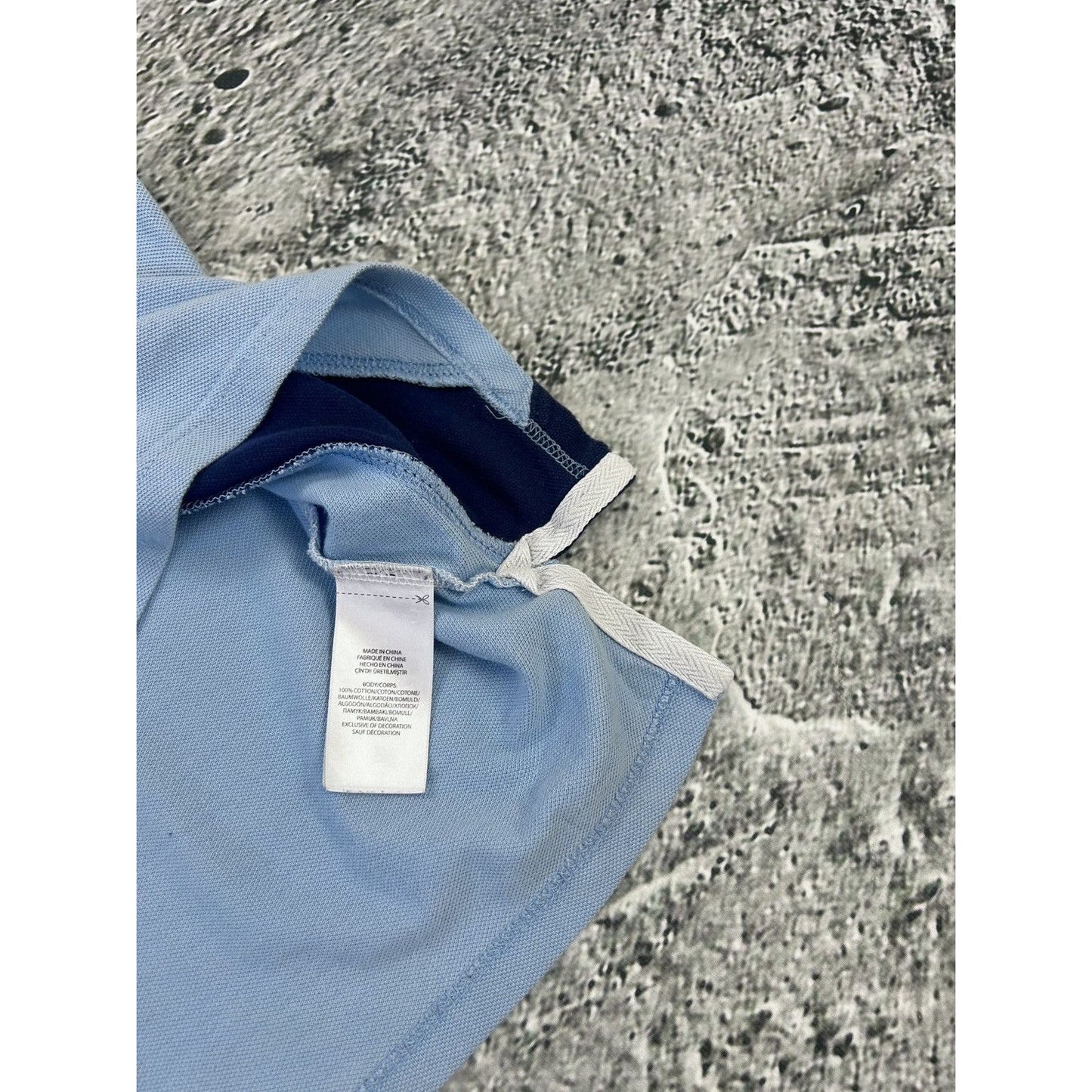 Chief Keef Polo Ralph Lauren T-shirt vintage baby blue navy
