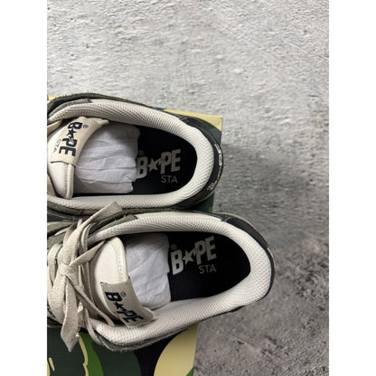 Bapesta Sk8-sta Bape sneakers khaki green a bathing ape
