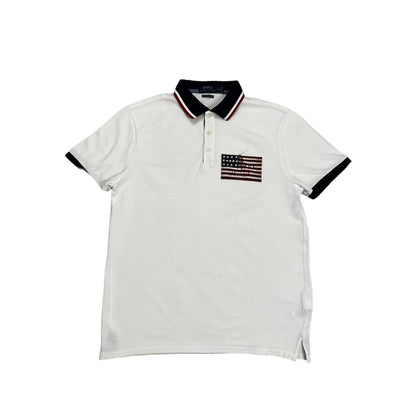 Chief Keef Polo Ralph Lauren USA big pony white shirt