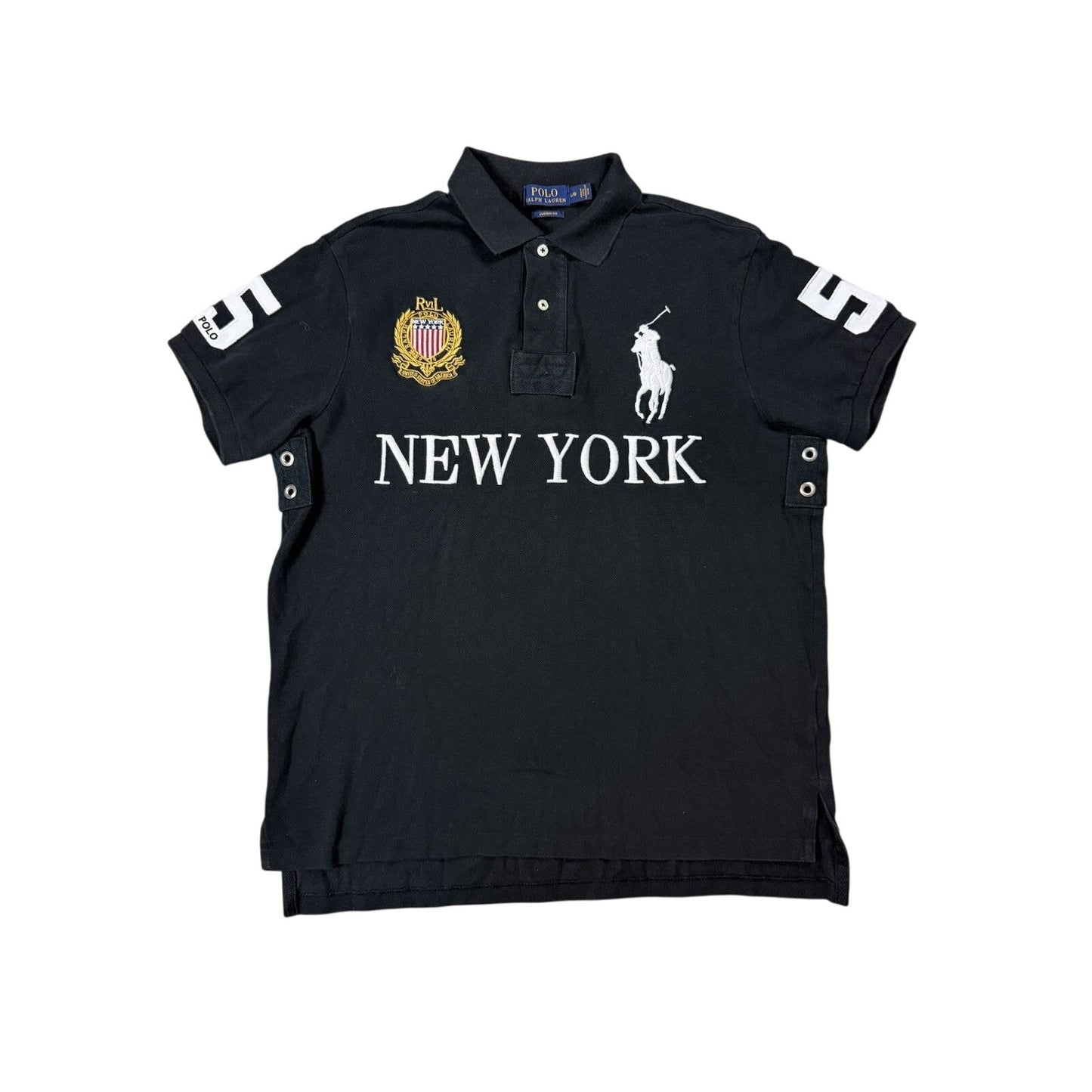 Chief Keef Polo Ralph Lauren New York black Polo T-shirt