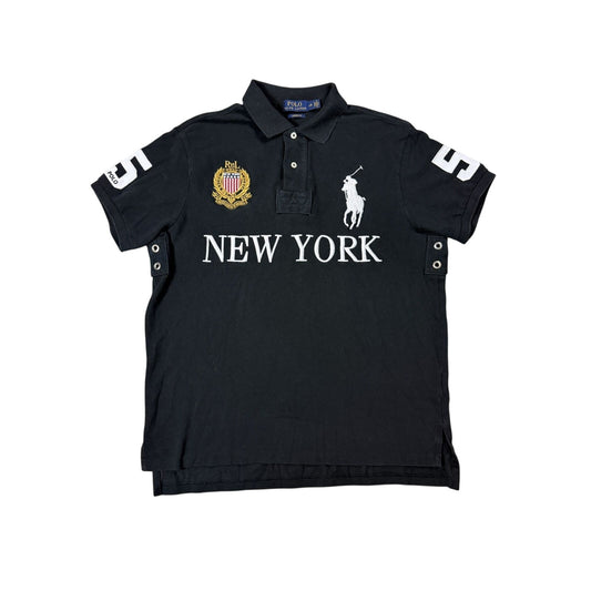 Chief Keef Polo Ralph Lauren New York black Polo T-shirt
