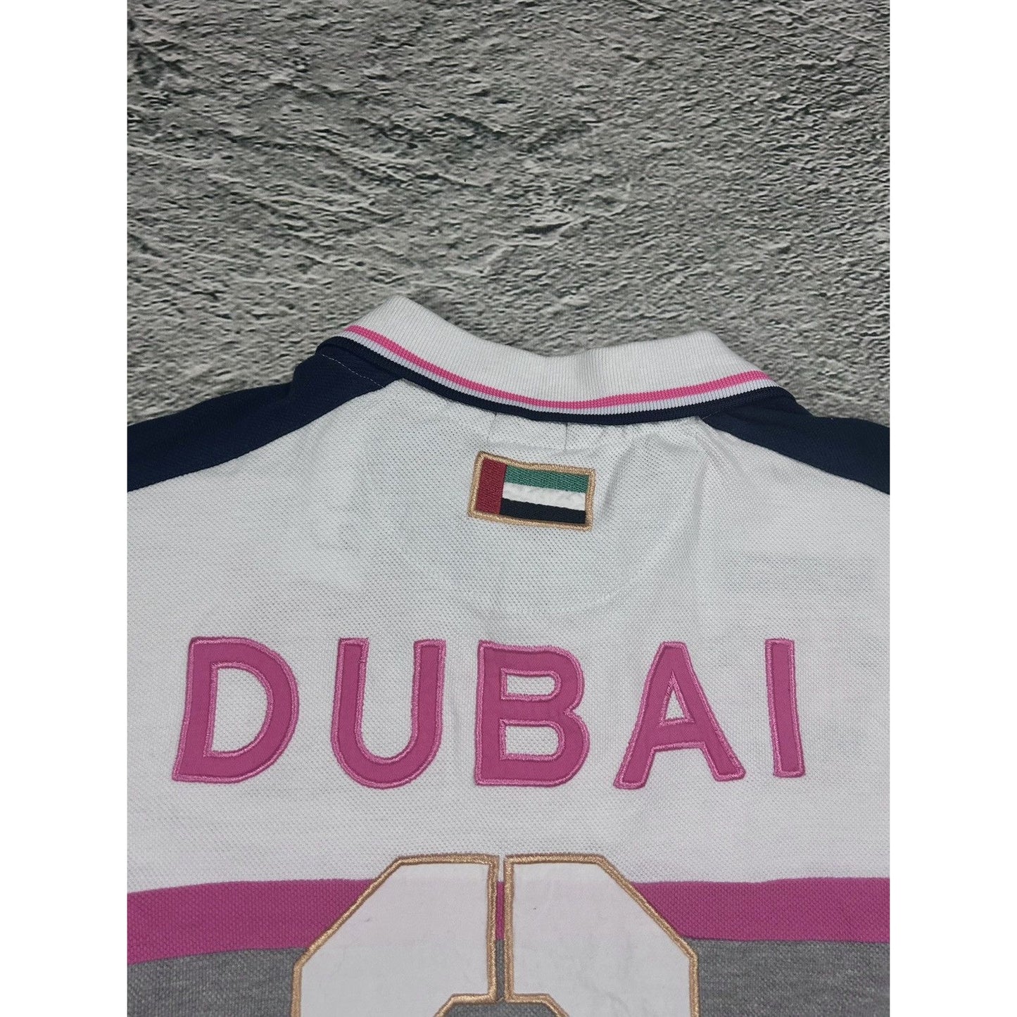 Chief Keef Polo Geografical Norway Dubai T-shirt White pink
