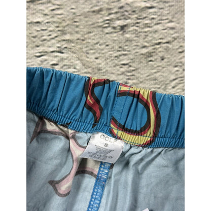 Golf Wang flame shorts blue fire