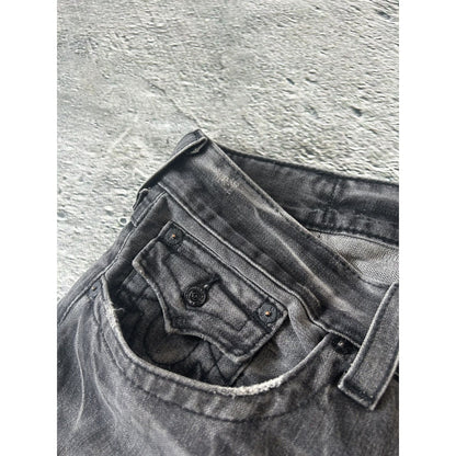 True Religion vintage grey jeans denim pants Y2K Ricky