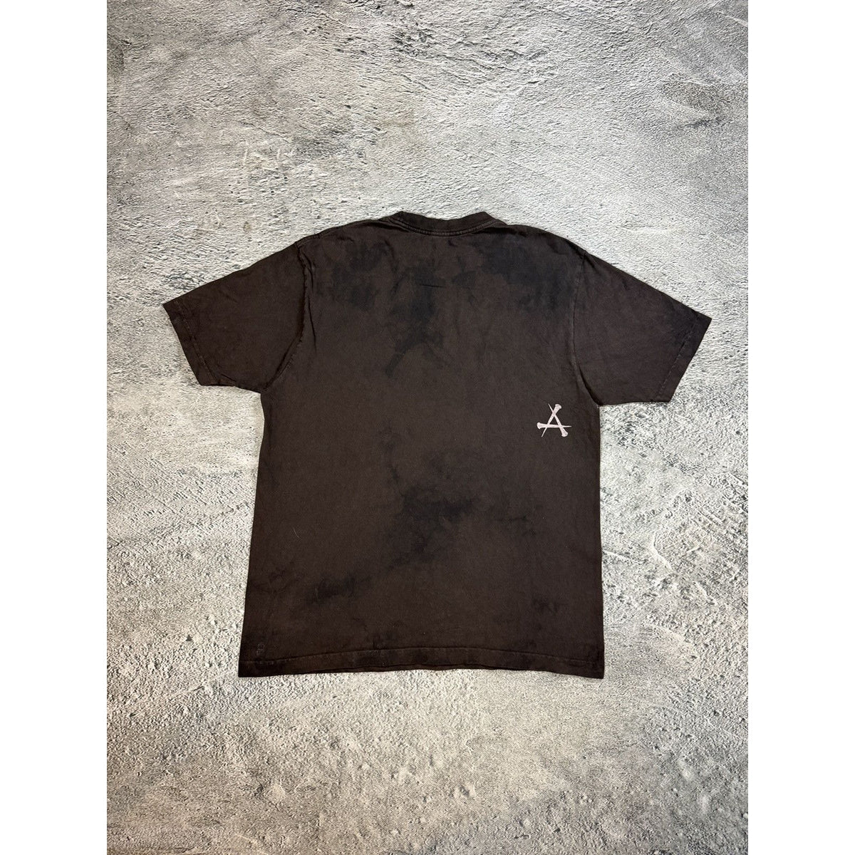 Affliction T-shirt brown skulls Vintage Y2K