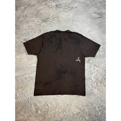 Affliction T-shirt brown skulls Vintage Y2K