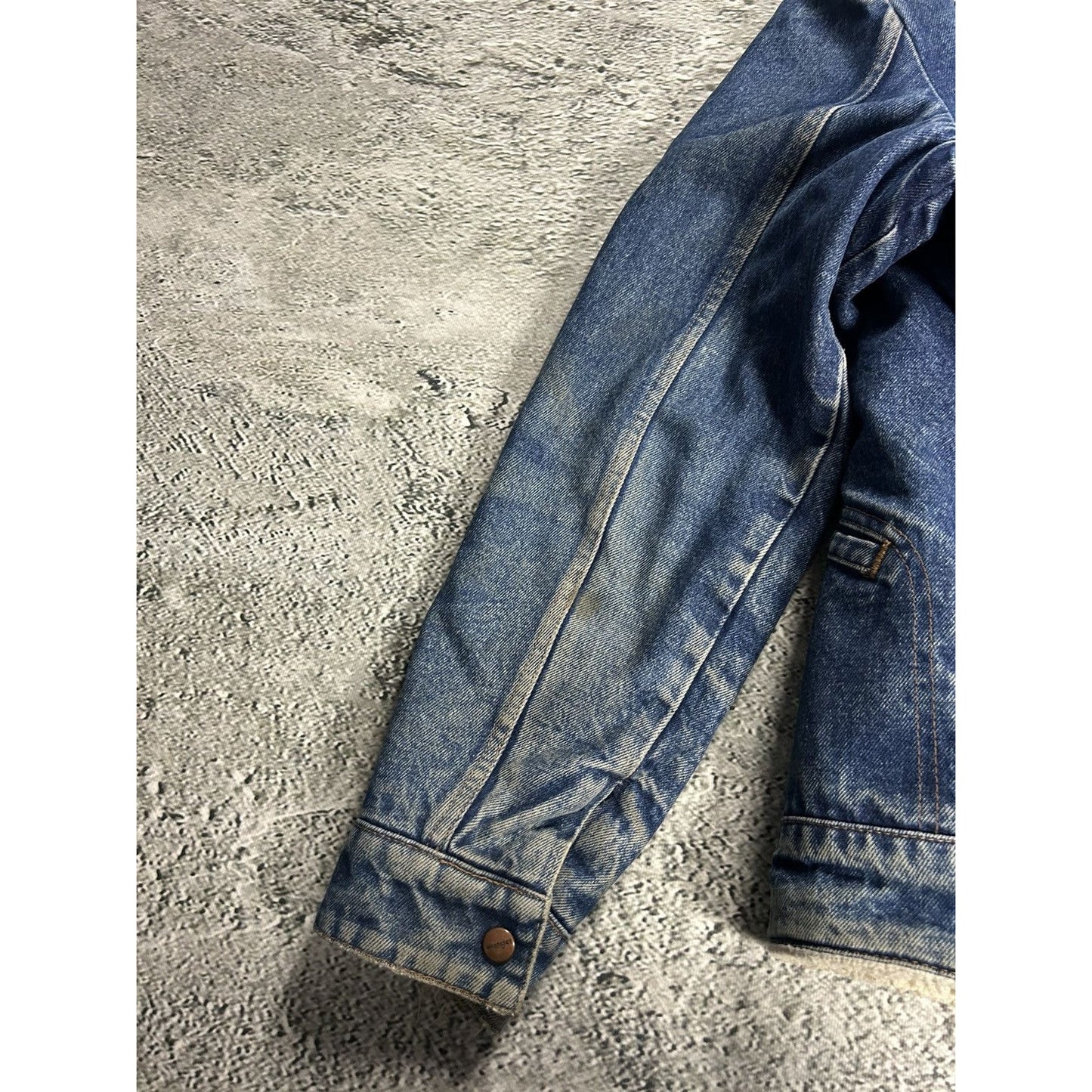 60's Wrangler Sherpa jacket denim vintage blue