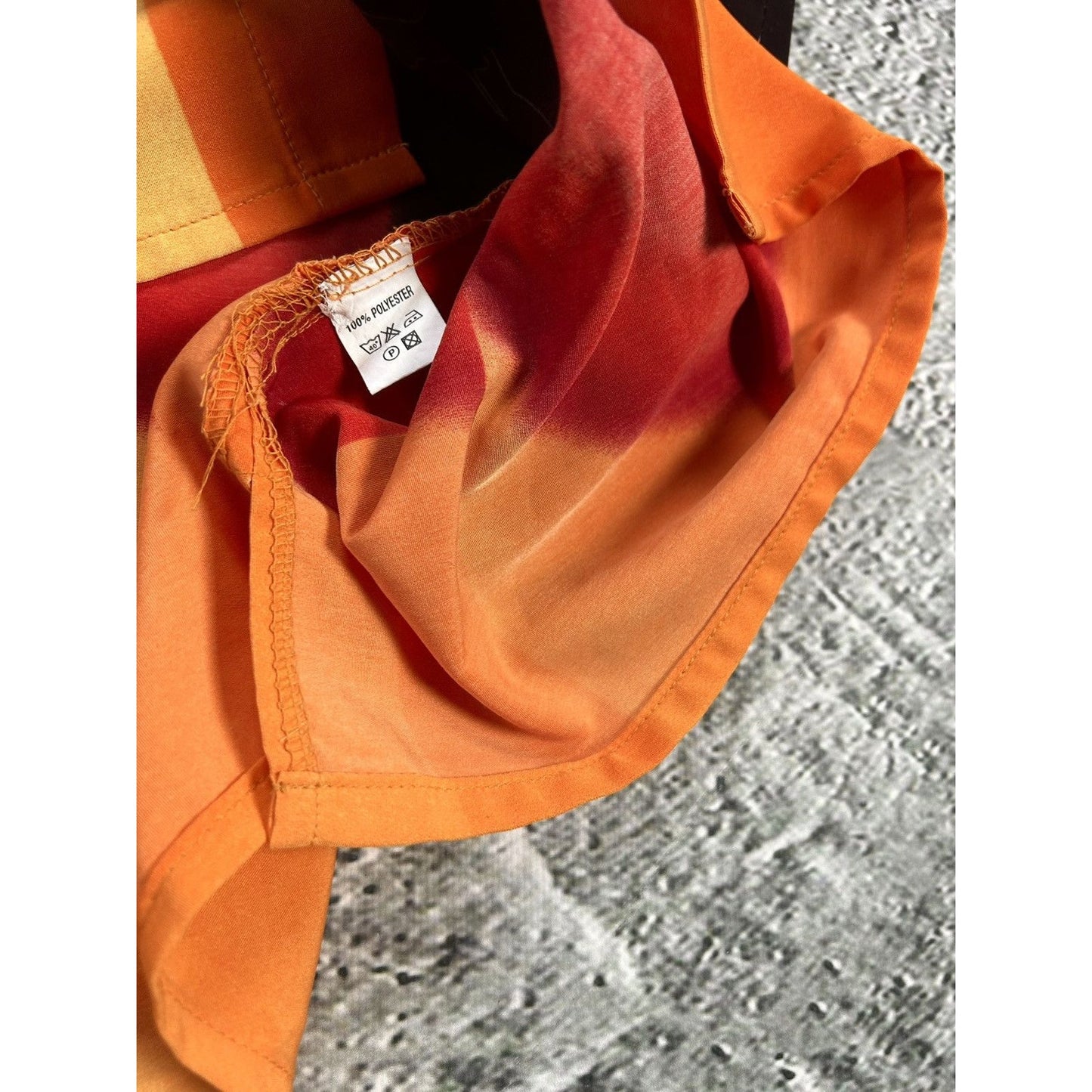 Golfers Crazy Hawaiian Shirt orange vintage Y2K