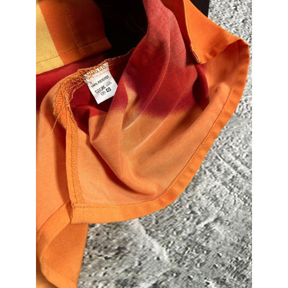 Golfers Crazy Hawaiian Shirt orange vintage Y2K