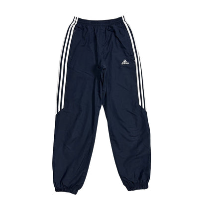 Adidas vintage navy track pants small logo 2000s drill Y2K