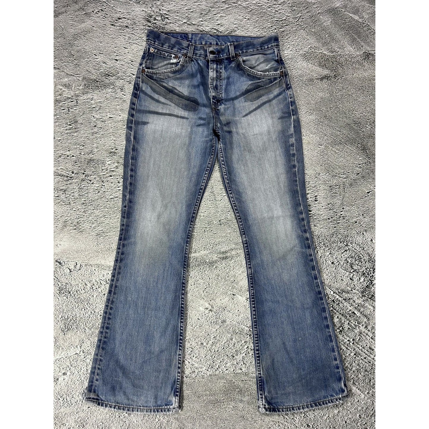 Levi’s flared jeans denim pants Y2K blue 525