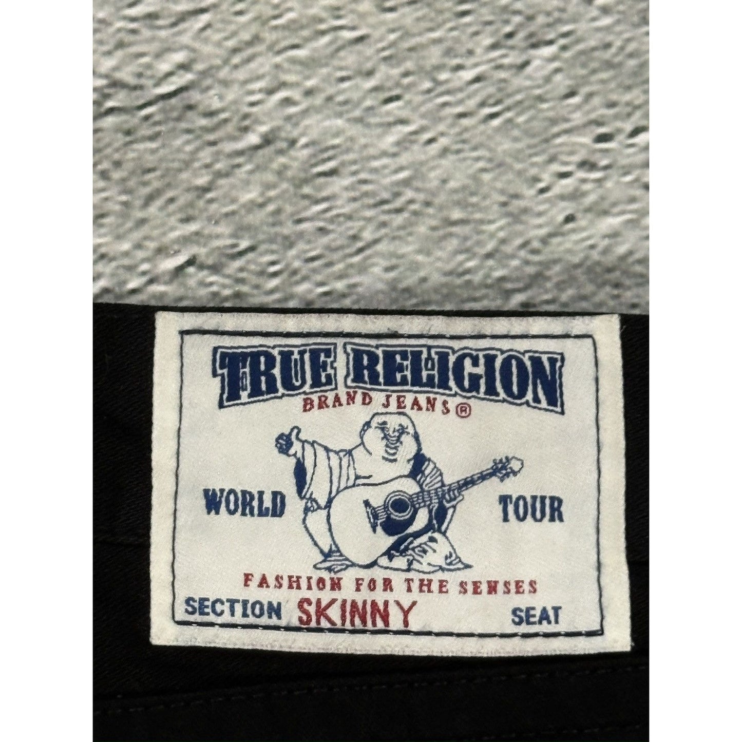 True Religion vintage jeans slim black Y2K