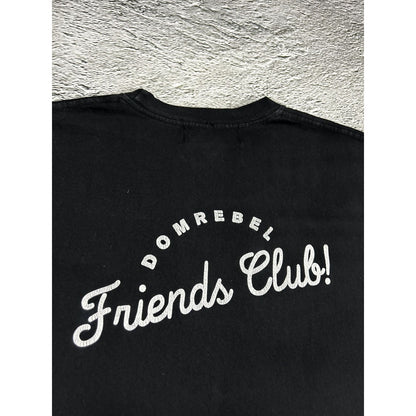 Dom Rebel T-Shirt black bunny friends club made in USA