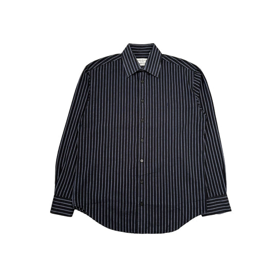 Yves Saint Laurent vintage black shirt long sleeve blue