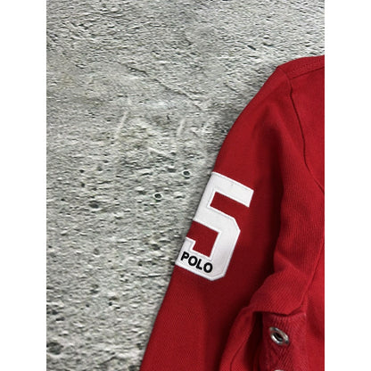 Chief Keef Polo Ralph Lauren Milan Red longsleeve