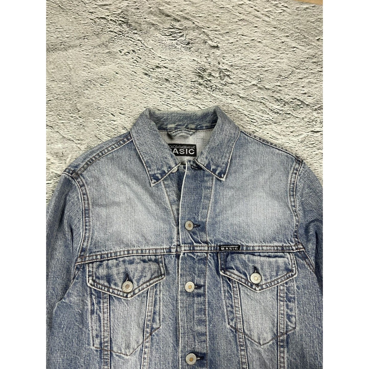 Dolce Gabbana D&G Basic Denim Jacket blue slim digger