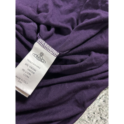 Vivienne Westwood Dress Purple asymmetrical avantgarde