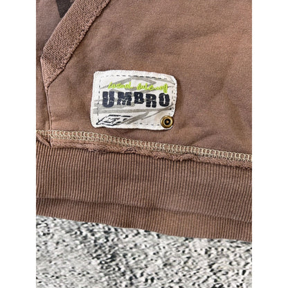 Umbro vintage hoodie Y2K Brown big logo