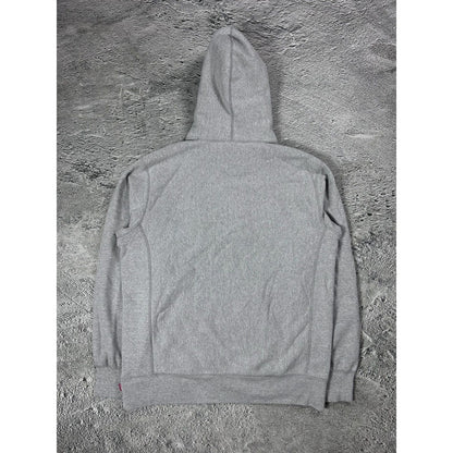 Supreme hoodie grey micrologo FW19