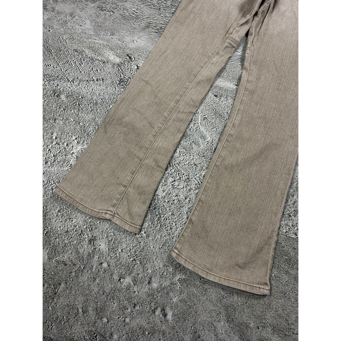 Y2K jeans flared beige Japanese