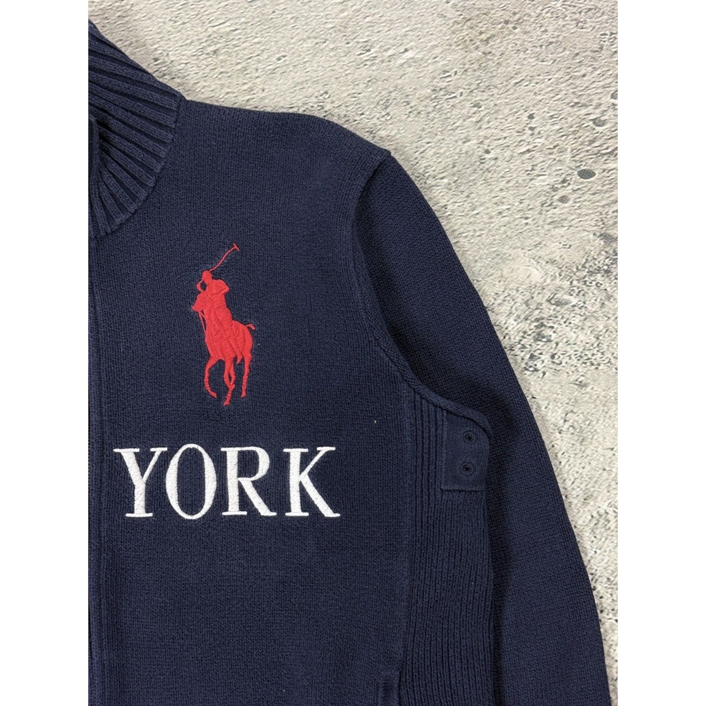 Chief Keef Polo Ralph Lauren zip sweater New York big pony