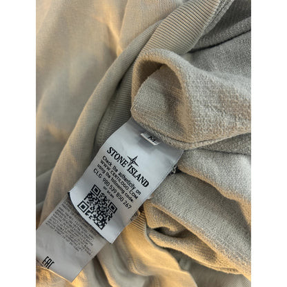 Stone island white crewneck sweatshirt