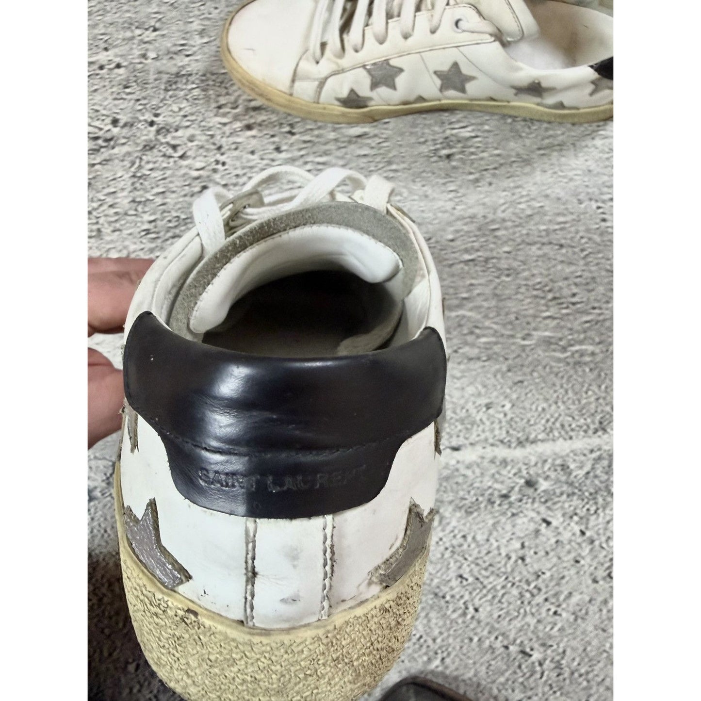 Saint Laurent Hedi Slimane sl06 Star sneakers low white SLP