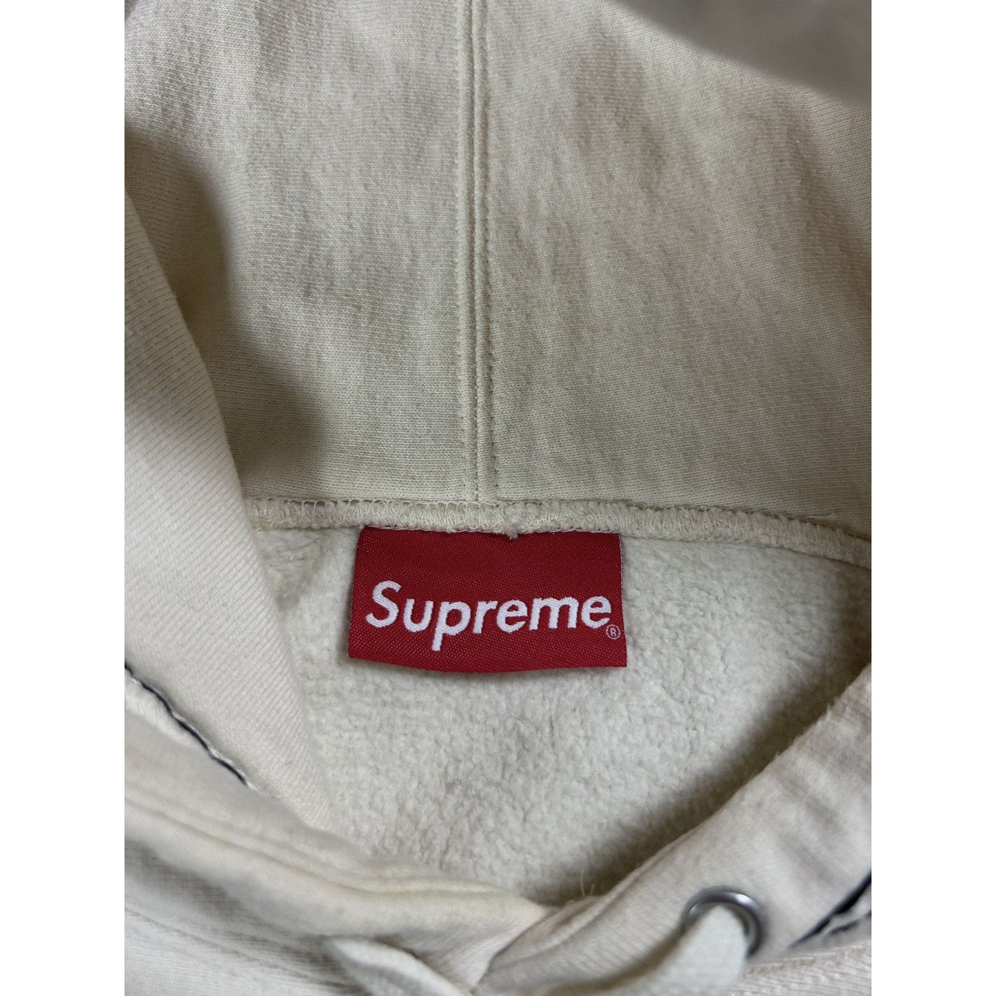 Supreme Big Stitch Hoodie White FW20 True Religion style