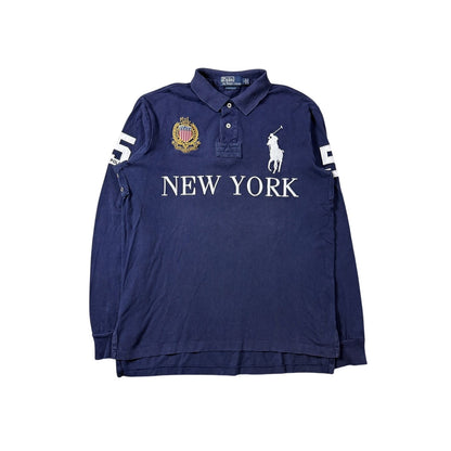 Chief Keef Polo Ralph Lauren New York navy Polo Longsleeve