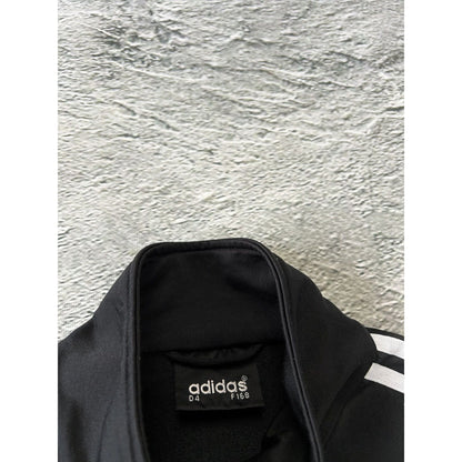Adidas track jacket vintage black Y2K zip sweatshirt