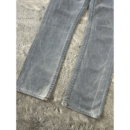 True Religion grey jeans contrast stitching Y2K straight