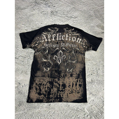 Affliction Vintage black T-shirt Y2K