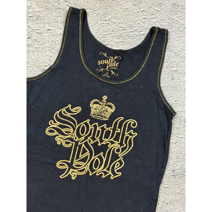 Southpole big logo golden black swag Y2K