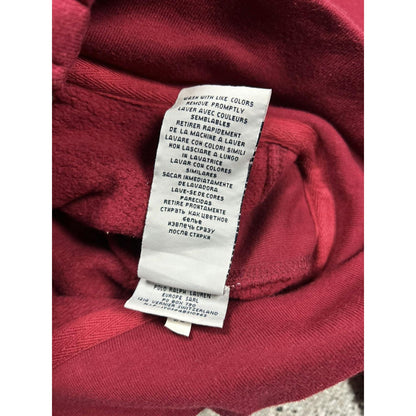 Polo Ralph Lauren zip hoodie red sweatshirt