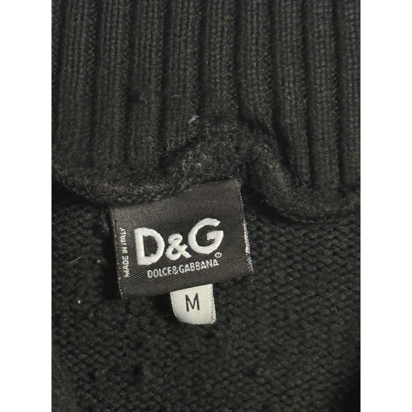 Dolce & Gabbana vintage sweater turtleneck big logo knit SKI
