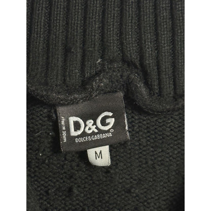 Dolce & Gabbana vintage sweater turtleneck big logo knit SKI