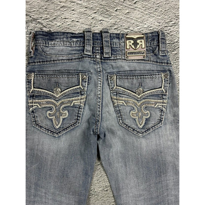 Rock Revival Rogue washed jeans Y2K flared Bootcut