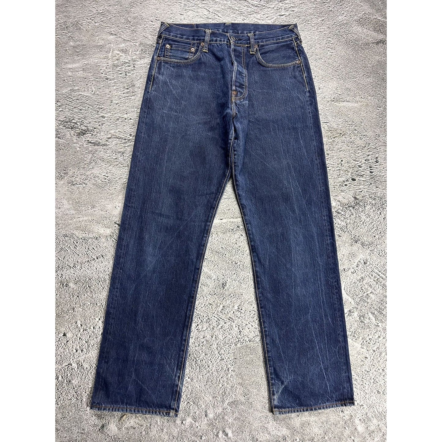 Evisu jeans daicock big logo red selvedge denim