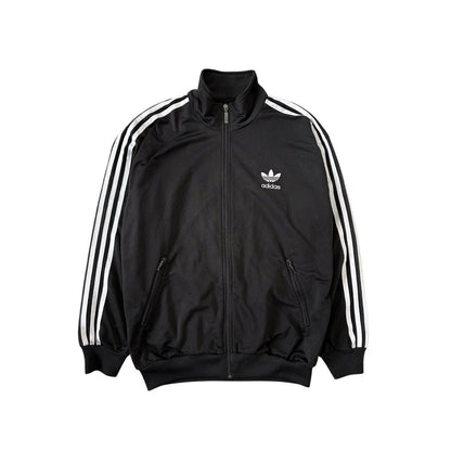 Adidas track jacket vintage black Y2K zip sweatshirt