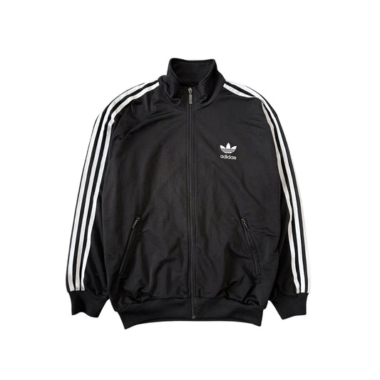 Adidas track jacket vintage black Y2K zip sweatshirt