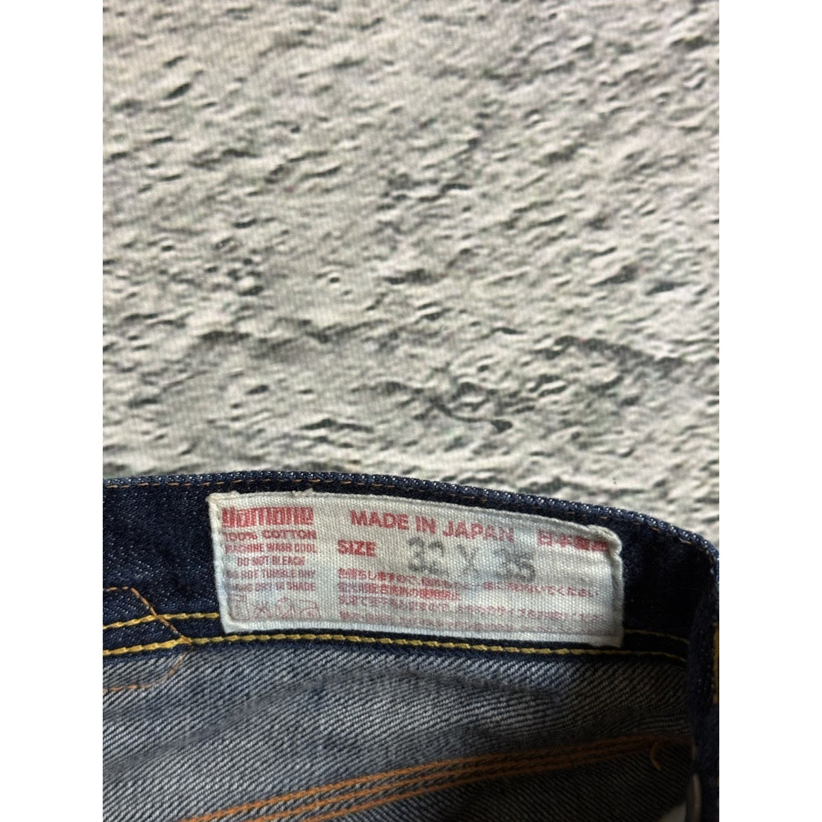 Evisu Yamane jeans smiley face Japanese vintage raw denim