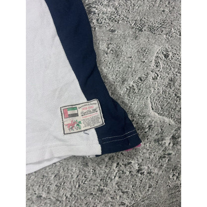 Chief Keef Polo Geografical Norway Dubai T-shirt White pink