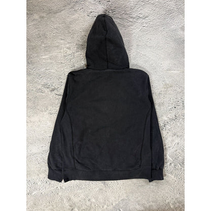 Supreme black hoodie floral center piece fuck em all 2017