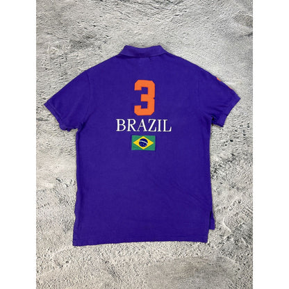 Chief Keef Polo Ralph Lauren vintage Brazil big pony Navy