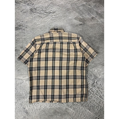 Kapital button up shirt vintage beige checkered