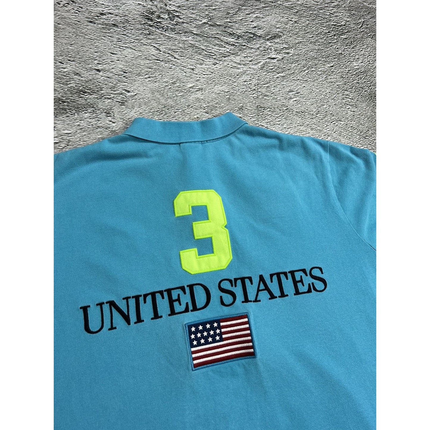 Polo Ralph Lauren USA Polo T-shirt Chief Keef vintage flag