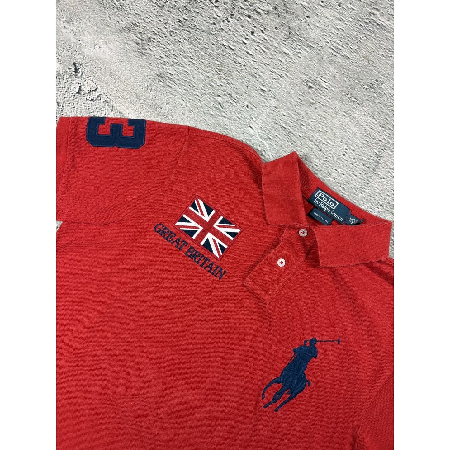 Chief Keef Polo Ralph Lauren Great Britain vintage red