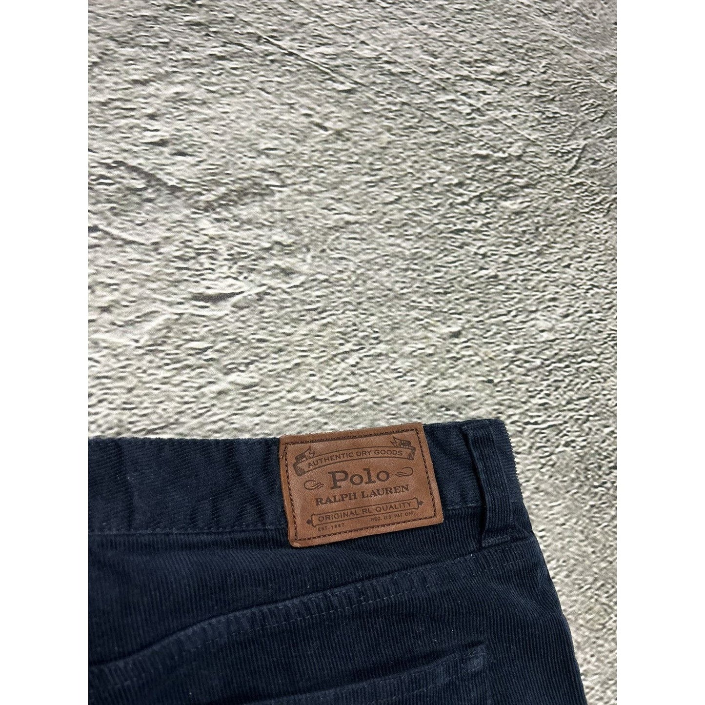 Polo Ralph Lauren navy corduroy pants vintage style cords